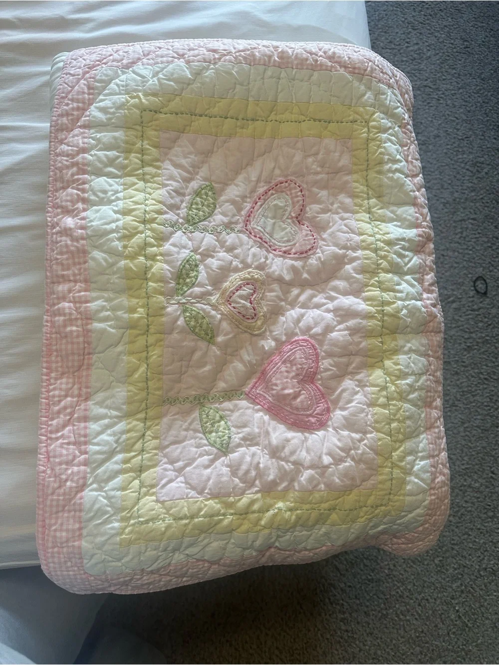 Pottery Barn Kids 100% Cotton Patchwork Twin Quilt